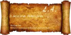 Laczina Adelina névjegykártya