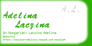 adelina laczina business card